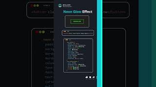 Neon Glow Button Effect Using Html and Css