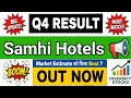Samhi Hotels Q4 Results 2026 | Samhi Hotels share news | Samhi Hotels share latest news