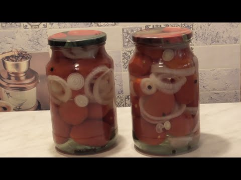 ПОМИДОРЫ Маринованные на Зиму с Луком без стерилизации Кулинарный Клуб
