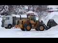 Volvo L70G | Loading snow on 2x Scania R480