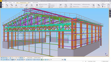 Helicopter Hangar Structure | Tekla Structures