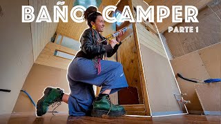 FULL BATHROOM AND SHOWER TUTORIAL IN OUR CONVERTED CAMPERVAN