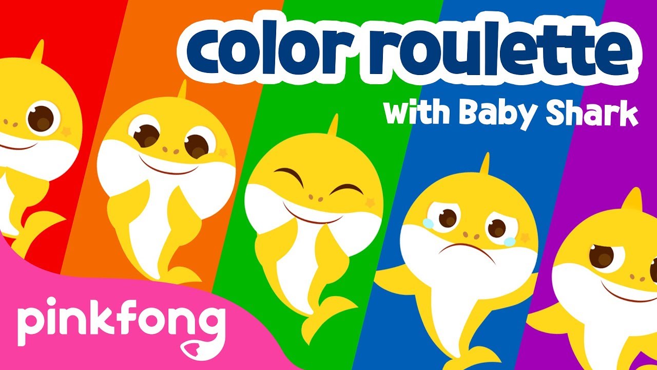 Baby Shark Color Roulette | Learn Colors with Baby Shark | Learn with Pinkfong Baby Shark