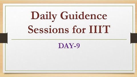 Free IIIT Classes |RGUKT CET 2021|DAY-9 10 Days Preperation Tips