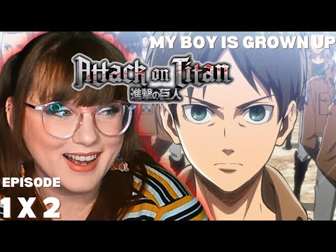 LOOK AT MY BOY!! - Literature Doctor REACTS to Attack On Titan 1x2