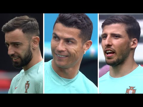 Portugal Players Train Ahead Of Hungary Clash - Hungary v Portugal - Euro 2020