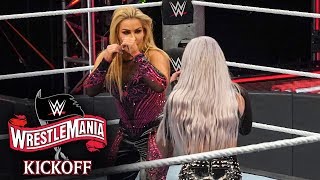 Natalya Drops Liv Morgan With A Punishing Clothesline Wrestlemania 36 Kickoff