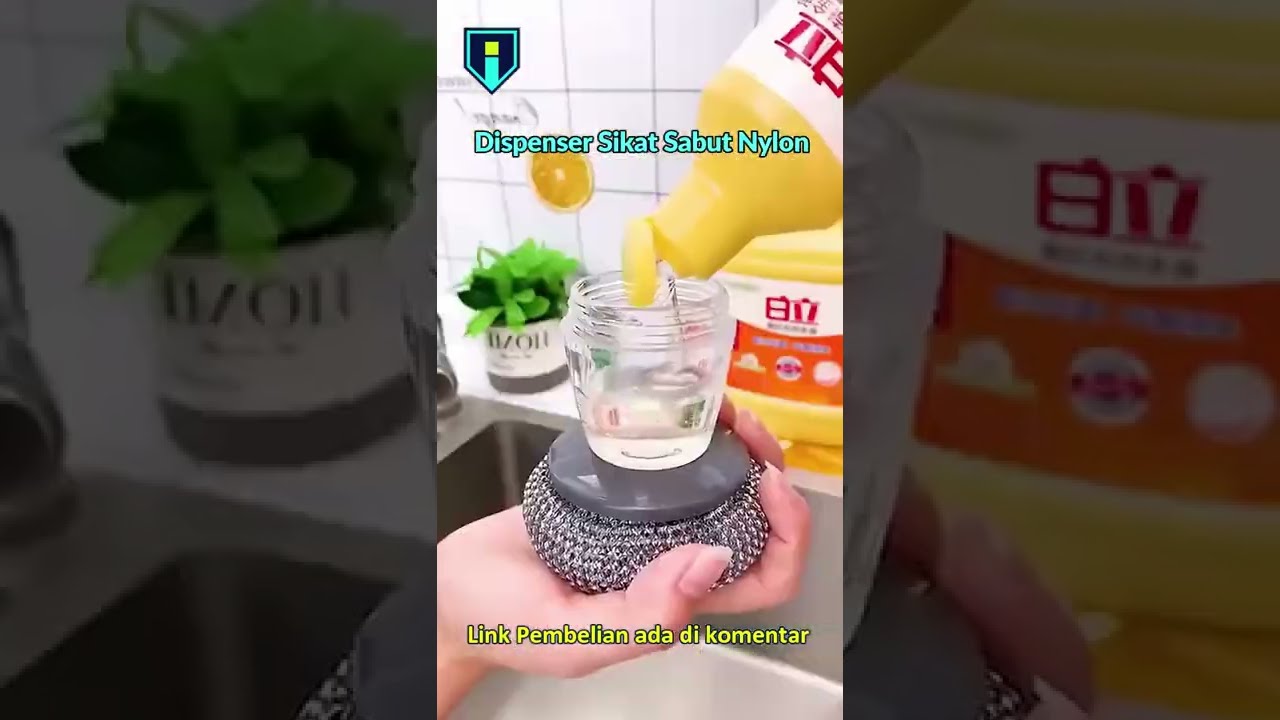 Produk Unik Shopee - Dispenser Sikat Sabut Nylon  Serbaguna /  Nano Magic Sponge