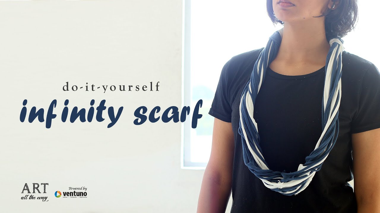 DIY How to Make Infinity Scarf YouTube