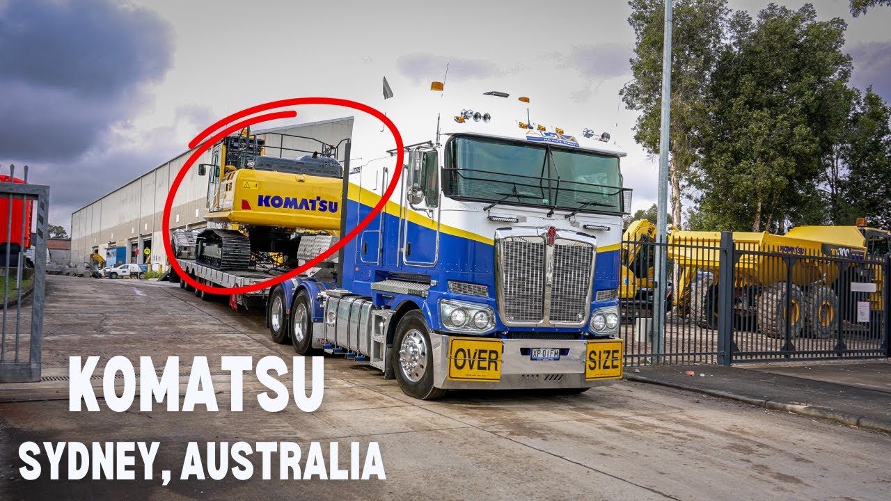 Komatsu Machines On the Move | AGM Heavy Haul to DDT 2025