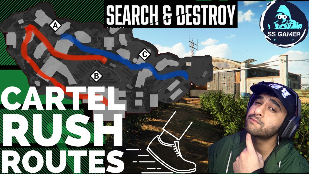 Cartel Rush Routes (Search & Destroy- Cold War) 🏇