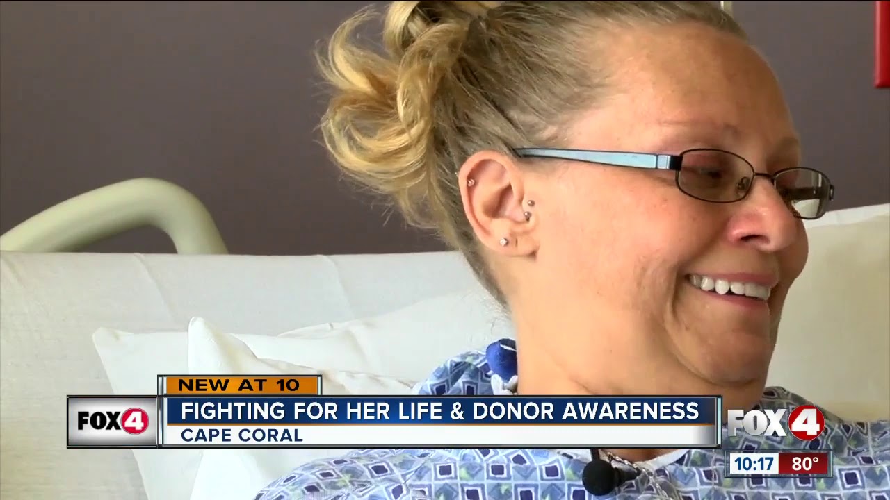 Cape Coral woman seeks kidney donor while helping others YouTube