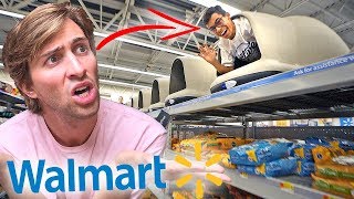 HIDE AND SEEK IN WALMART! (if found...
