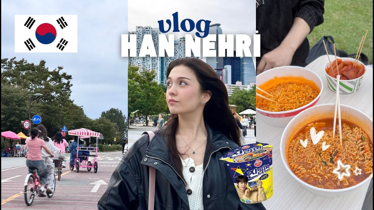 [VLOG] 🇰🇷 KORE’DE PİKNİK 🧺🌼 Han Nehri, Bts Jin Ramyeon, Bisiklet..