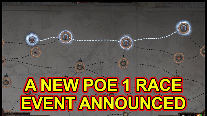 POE 3.26 - A New POE 1 Race Event Announced Next Week - Path of Exile 1 Secrets of the Atlas