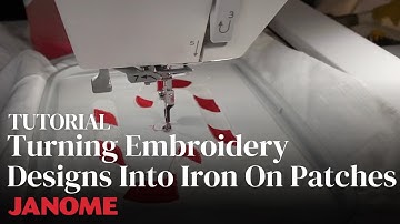 Turning Embroidery Designs Into Iron On Patches