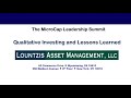 Paul Lountzis on Qualitative Investing and Lessons Learned