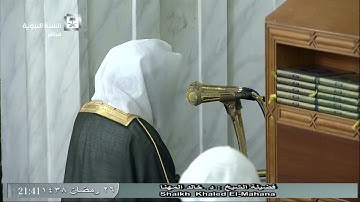 تلاوة معدلة لصلاة التراويح من المسجد النبوي ليلة 27 رمضان 1438 للشيخ خالد المهنا