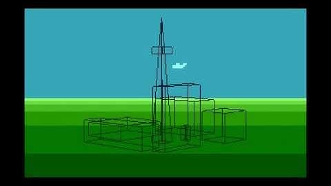 vector city 1k intro for Atari 8-bit