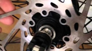 How to replace brake pads on avid elixir 5 brakes, clean ro