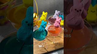 DIY Peeps Mimosas! 🐣✨ Perfect Easter Cocktail #Mimosas #CocktailRecipe #Cocktail #BrunchIdeas