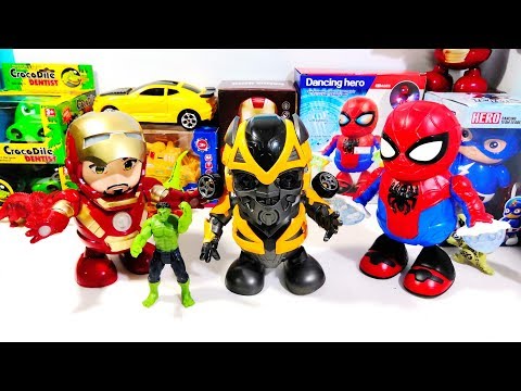 Toy Review | เดอะฮัค โจมตี บัมเบิ้ลบี  หุ่นยนต์เต้น มีเสียง มีไฟ | Bumblebee VS The Hulk