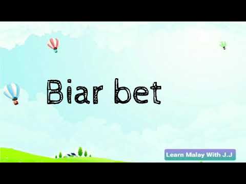  05        تعلم اللغة الملايوية الماليزية