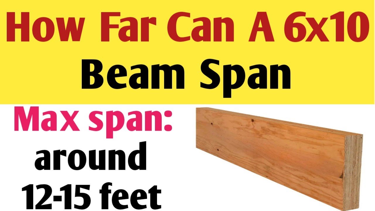 How Far Can A 6x10 Beam Span | Floor Beam | Roof Beam | Deck Beam ...