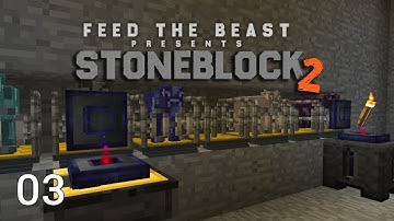 FTB Stoneblock 2 EP3 Wireless Power + Starting Fluid Cows
