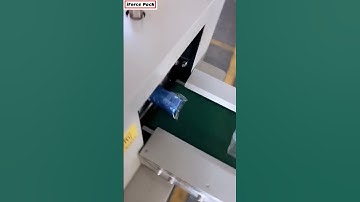 Automatic garbage bag roll horizontal flow film wrapping sealing bag packing machine