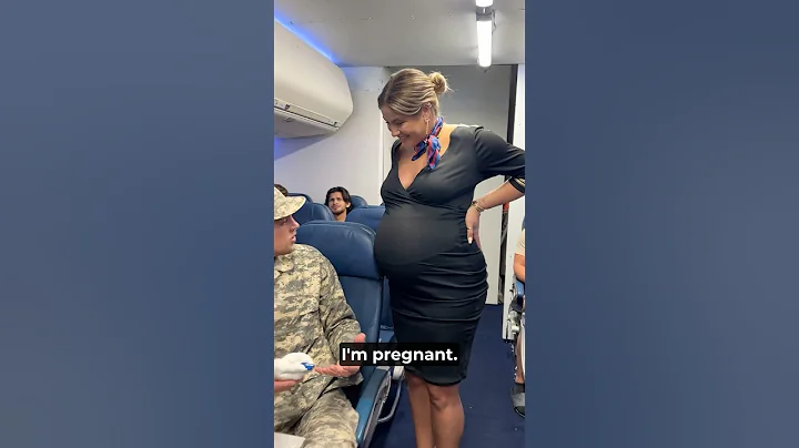 Soldier gets pregnancy surprise mid flight 🥹 - DayDayNews