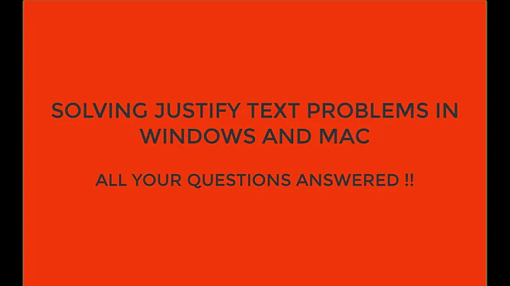 MS Word - easily solving single line paragraph JUSTIFY problems - Windows and Mac
