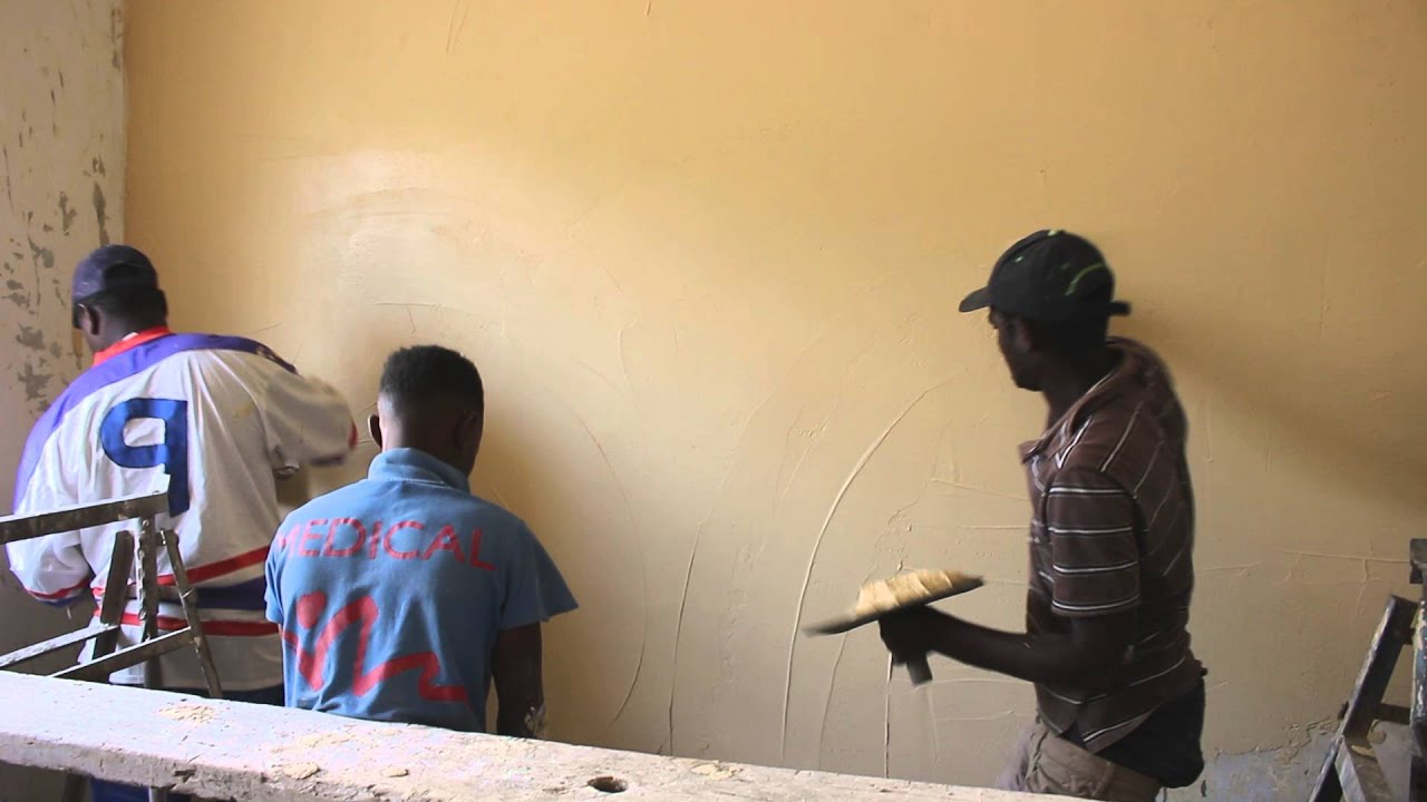 Construction Site Screeding the walls YouTube