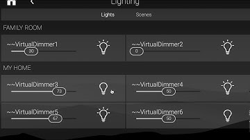 Hubitat not-so-dashboard Dashboard Demo - Lighting Example
