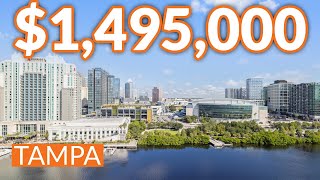 Inside A $1,495,000 home at The GrandView on Harbour Island | 371 Channelside Walk Way #1402, Tampa 371 Channelside Walk Way 704 Walkthrough Guided