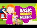 Basic human needs  what do we need to live  human needs  science for kids