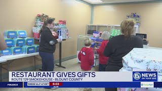 Blount County restaurant helps struggling parents with Christmas gifts