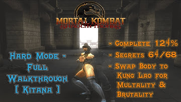 Mortal Kombat: Shaolin Monks (MKSM) [Kitana] Longplay - Hard Mode | PCSX2