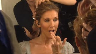 Take A Look At The Fast-Paced Outfit Change Of Céline Dion For My Heart Will Go On 2007