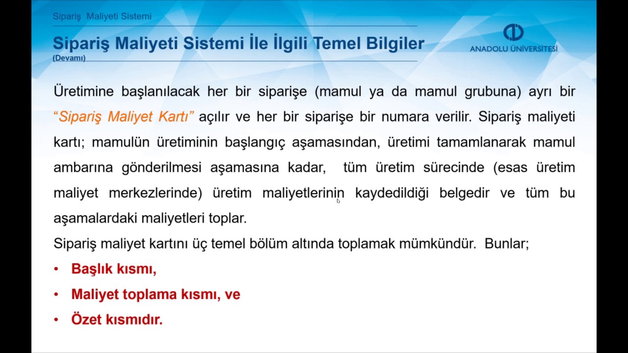 İşletmedeki üretim maliyetinin analizi İşletmedeki üretim maliyetinin analizi