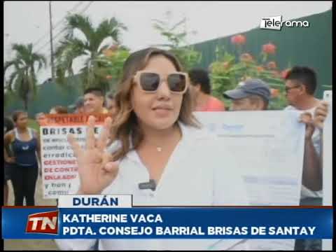 Moradores de Brisas de Santay denuncian supuestas irregularidades