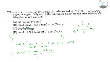 TEST OF MATHEMATICS PART 4 OBJECTIVE SOLUTION ISI BSTAT/BMATH/MSQE/MSTAT/MMATH 9836793076