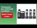 REVIEW (2025): Panasonic KX-TGF944B Cordless Phone. Features.