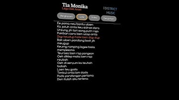 Thumbnail of Dek Aroel - Tia Monica #lagu #liriklagu #liriklaguindo #laguviral #lyrics #musikterbaru #music