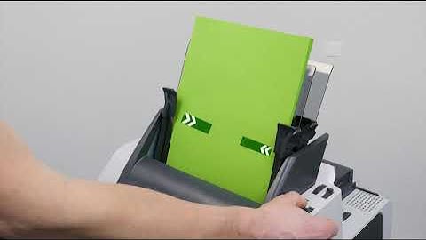 Quadient DS40i   How to load documents