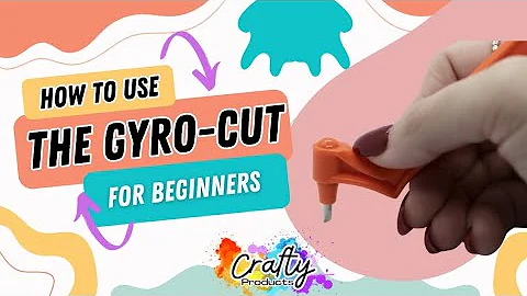 HOW TO USE a GyroCut Pro Craft Knife & Gyro Cut Junior Crafting Tool