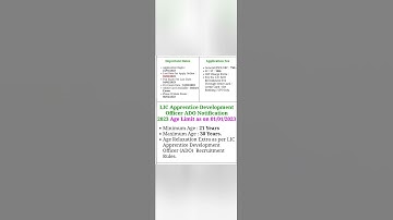 LIC Apprentice Development Officer ADO Recruitment 2023 #ytshorts #unstoppable #licado2023