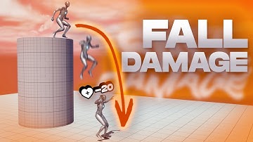 Adding Fall Damage System (Dynamic & Fixed Damage) | Unreal Engine 5 Blueprint Tutorial