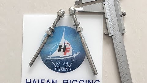 Swage Threaded Stud Tensioner End Fitting Terminal