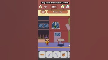 Help Them: Tricky Puzzle - Level 16 - Help the Baby